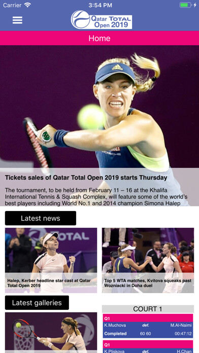 Emulate iPhone app Qatar Total Open using MyAndroid