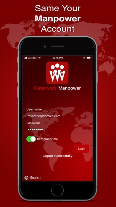Emulate iPhone app Qatarwork Manpower using MyAndroid Emulate iPhone app Qatarwork Manpower using MyAndroid