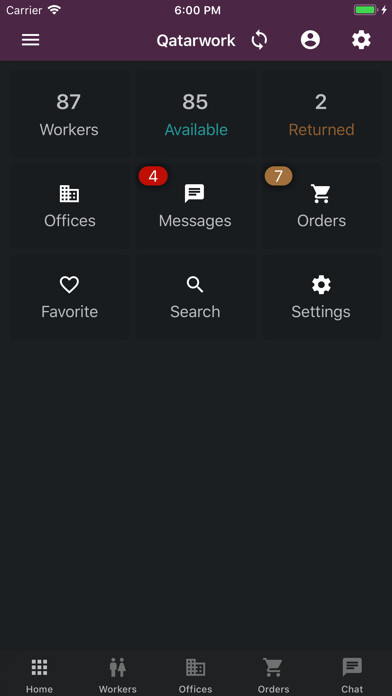 Emulate iPhone app Qatarwork using MyAndroid