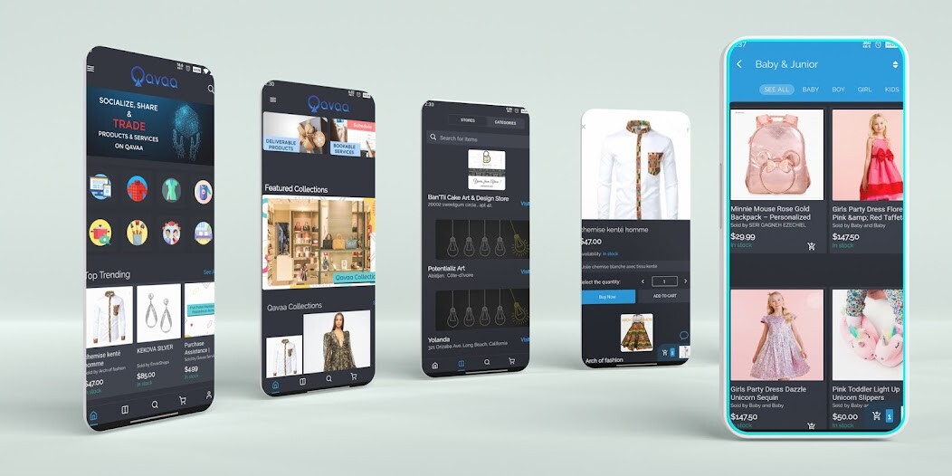 Run android online APK Qavaa Shopping Marketplace from MyAndroid or emulate Qavaa Shopping Marketplace using MyAndroid