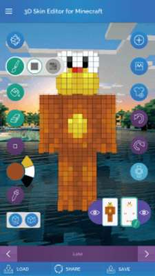 Emulate Android APK QB9s 3D Skin Editor for Minecraft