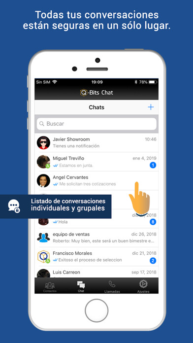 Emulate iPhone app Q-Bits Chat using MyAndroid Emulate iPhone app Q-Bits Chat using MyAndroid
