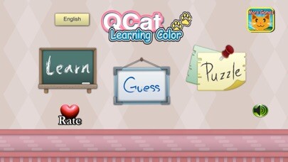 Emulate iPhone app QCat - Toddler Learn Color Education Game (free) using MyAndroid