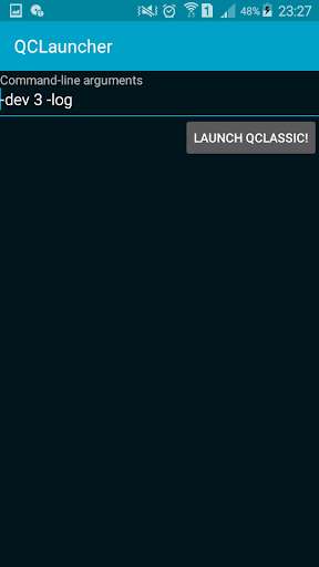 Run android online APK QCLauncher from MyAndroid or emulate QCLauncher using MyAndroid