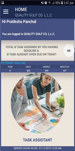 Run android online APK QGems Task Manager from MyAndroid or emulate QGems Task Manager using MyAndroid