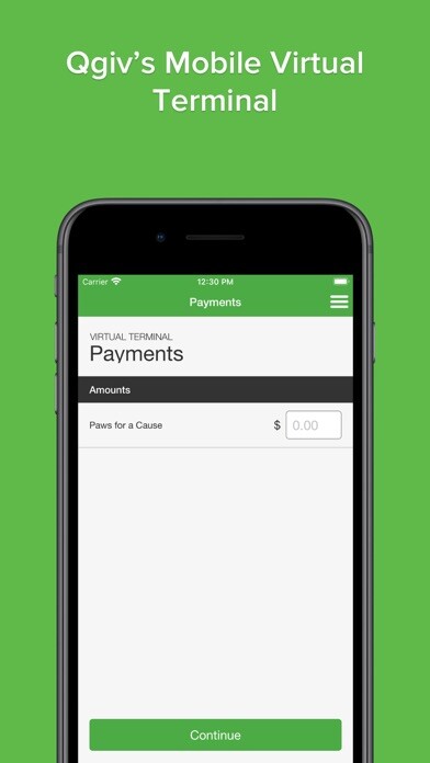 Emulate iPhone app Qgiv Mobile Virtual Terminal using MyAndroid Emulate iPhone app Qgiv Mobile Virtual Terminal using MyAndroid