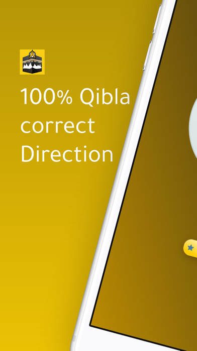 Emulate iPhone app Qibla Direction Compass Finder using MyAndroid