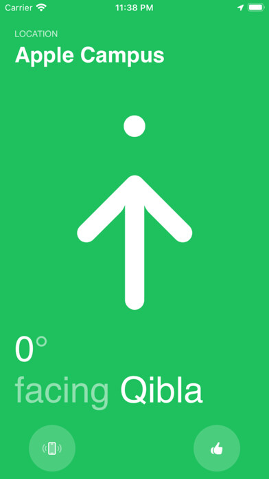 Emulate iPhone app Qibla Pro - Prayer Direction using MyAndroid Emulate iPhone app Qibla Pro - Prayer Direction using MyAndroid