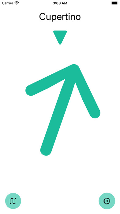 Emulate iPhone app Qibla Simple using MyAndroid