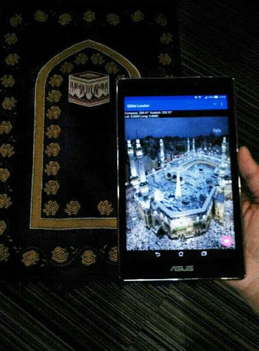 Emulate Android APK Qiblat Locator for the Blind
