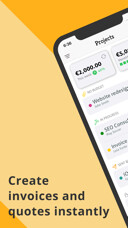 Emulate iPhone app QI - Invoice & estimate maker using MyAndroid