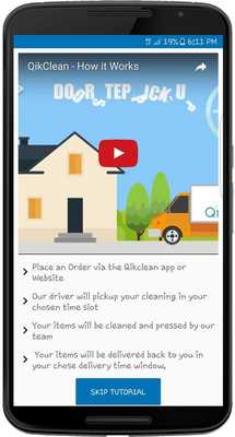 Emulate Android APK QikClean