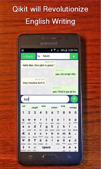 Run android online APK Qikit Text from MyAndroid or emulate Qikit Text using MyAndroid