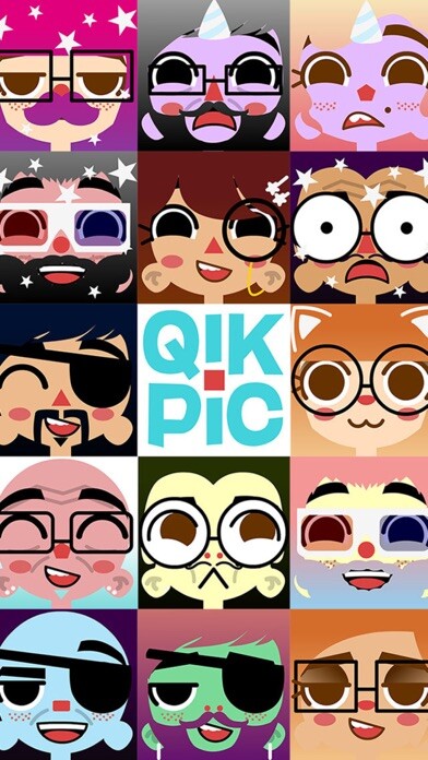 Emulate iPhone app QikPic - Avatar & Profile Pics using MyAndroid