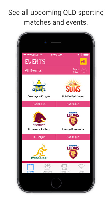 Emulate iPhone app QLD Megafan using MyAndroid Emulate iPhone app QLD Megafan using MyAndroid