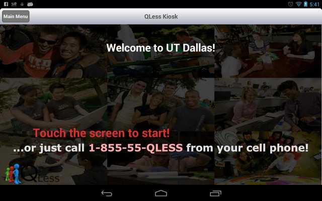 Emulate Android APK QLess Kiosk Emulate Android APK QLess Kiosk