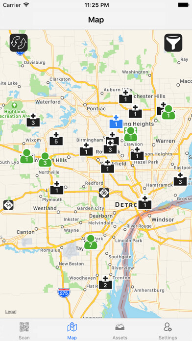 Emulate iPhone app QMAP using MyAndroid Emulate iPhone app QMAP using MyAndroid