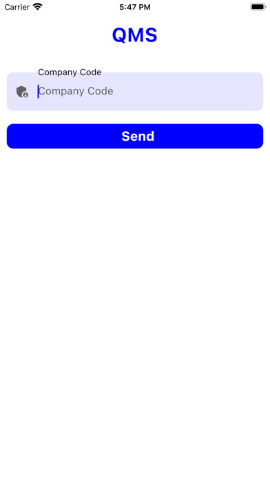 Emulate iPhone app QMS - Electronic Booking Queue using MyAndroid