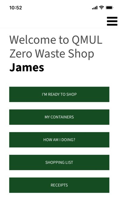 Emulate iPhone app QMUL Zero Waste Shop using MyAndroid Emulate iPhone app QMUL Zero Waste Shop using MyAndroid
