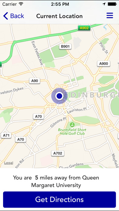 Emulate iPhone app QMU Travel using MyAndroid