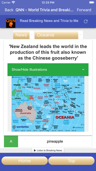 Emulate iPhone app QNN - Breaking News and Trivia using MyAndroid Emulate iPhone app QNN - Breaking News and Trivia using MyAndroid
