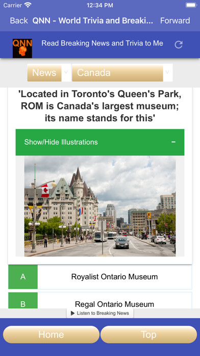 Emulate iPhone app QNN PRO: Breaking News, Trivia using MyAndroid Emulate iPhone app QNN PRO: Breaking News, Trivia using MyAndroid