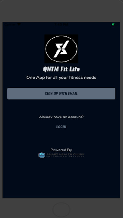 Emulate iPhone app QNTM Fit Life using MyAndroid