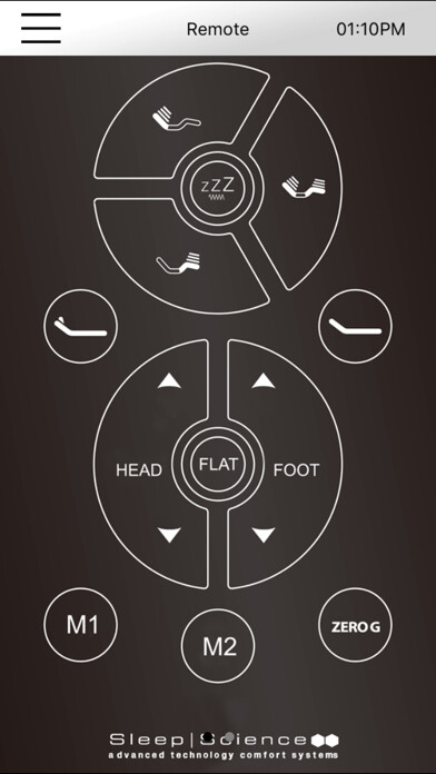 Emulate iPhone app Q-Plus Adjustable Remote using MyAndroid