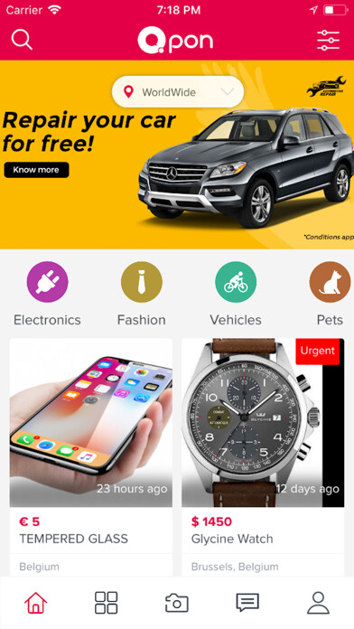 Emulate iPhone app Qpon.in Buy & Sell Marketplace using MyAndroid Emulate iPhone app Qpon.in Buy & Sell Marketplace using MyAndroid