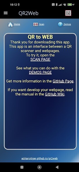 Run android online APK QR2Web from MyAndroid or emulate QR2Web using MyAndroid