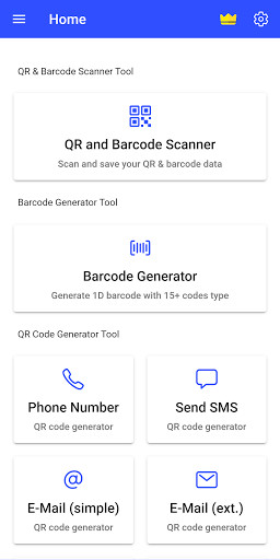 Run android online APK QR & Barcode Scanner and Generator App from MyAndroid or emulate QR & Barcode Scanner and Generator App using MyAndroid