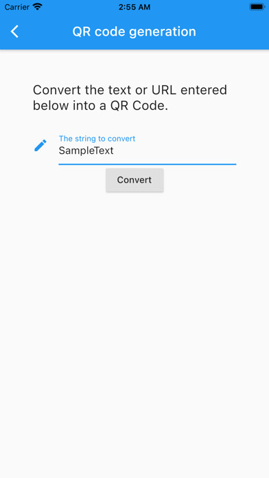 Emulate iPhone app QR/Barcode Scanner&QR Generate using MyAndroid