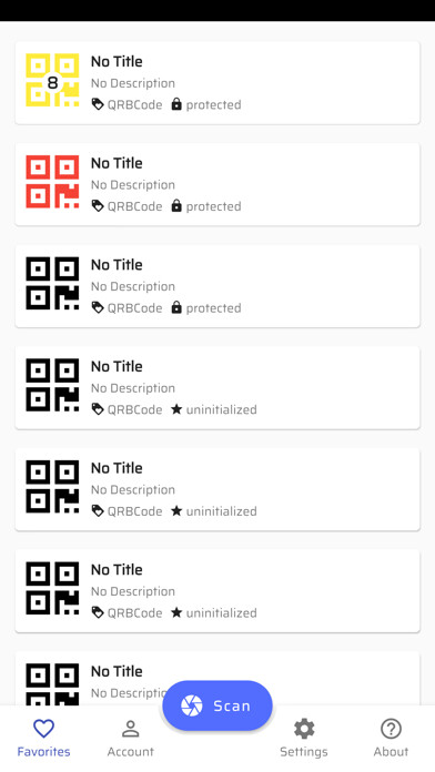 Emulate iPhone app QRB Scanner using MyAndroid
