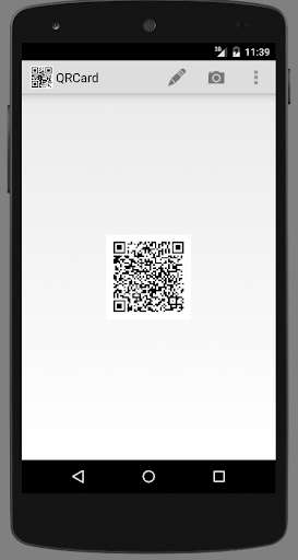 Emulate Android APK QRCard - QR code for vCard Emulate Android APK QRCard - QR code for vCard