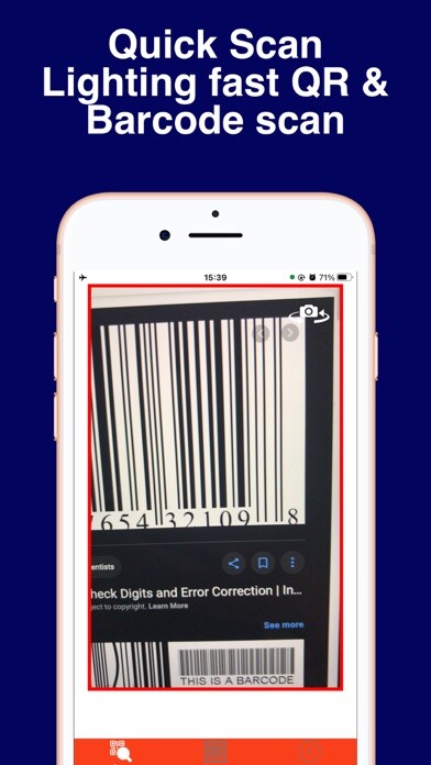 Emulate iPhone app QR Code & Barcode Assistant using MyAndroid Emulate iPhone app QR Code & Barcode Assistant using MyAndroid