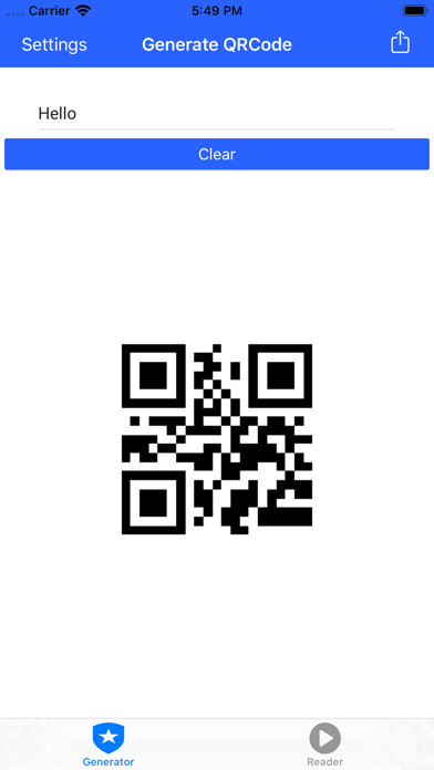 Emulate iPhone app QRCodePal - Generate and Read using MyAndroid Emulate iPhone app QRCodePal - Generate and Read using MyAndroid