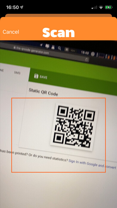 Emulate iPhone app QR Code Reader & Artwork using MyAndroid Emulate iPhone app QR Code Reader & Artwork using MyAndroid