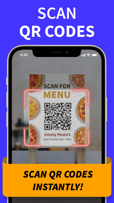 Emulate iPhone app QR Code Reader & Code Scanner using MyAndroid
