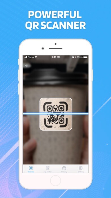 Emulate iPhone app QR Code Reader & Generator . using MyAndroid