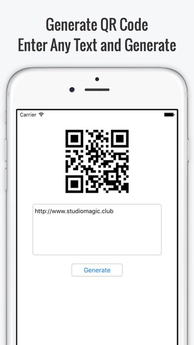 Emulate iPhone app QRCoder - Generate/Scan QRCode using MyAndroid Emulate iPhone app QRCoder - Generate/Scan QRCode using MyAndroid