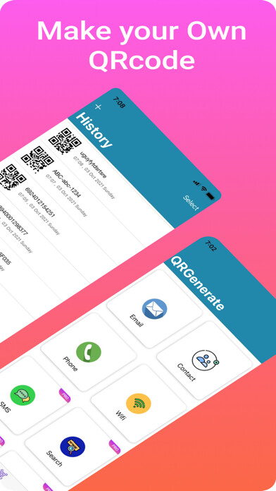 Emulate iPhone app QR Code Scan And Generate using MyAndroid