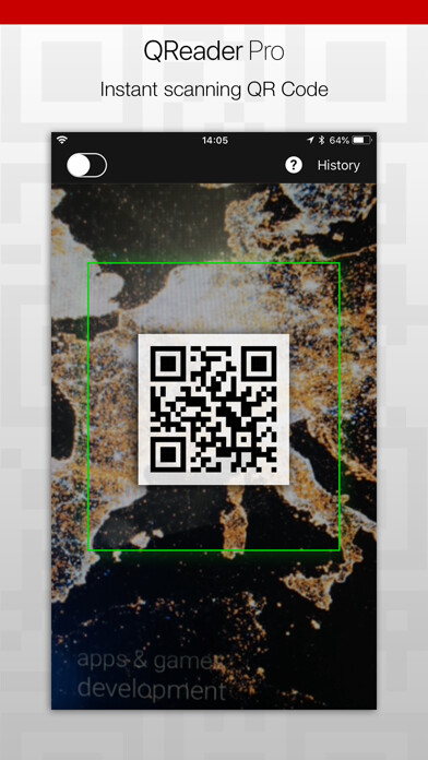Emulate iPhone app QR codes Reader Pro using MyAndroid Emulate iPhone app QR codes Reader Pro using MyAndroid