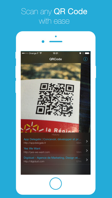 Emulate iPhone app QRCode - the delightful reader using MyAndroid Emulate iPhone app QRCode - the delightful reader using MyAndroid