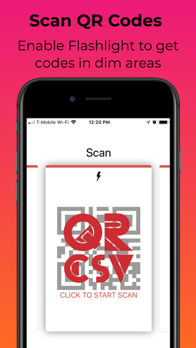 Emulate iPhone app QR CSV using MyAndroid Emulate iPhone app QR CSV using MyAndroid