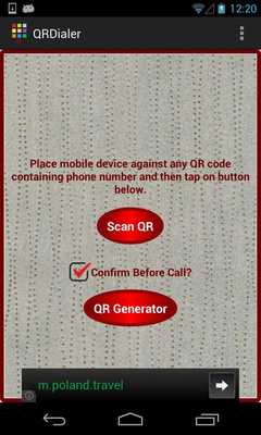 Emulate Android APK QR Dialer