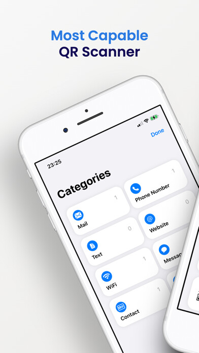 Emulate iPhone app QR Hubs: QR Scanner & Builder using MyAndroid