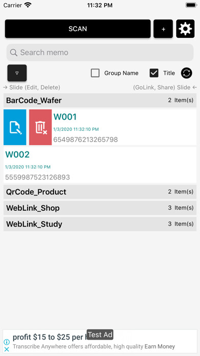 Emulate iPhone app QrMemo Pro using MyAndroid Emulate iPhone app QrMemo Pro using MyAndroid