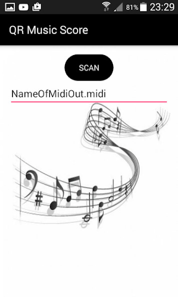 Run android online APK QR Music Score from MyAndroid or emulate QR Music Score using MyAndroid