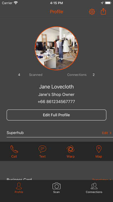 Emulate iPhone app Qrontact using MyAndroid Emulate iPhone app Qrontact using MyAndroid