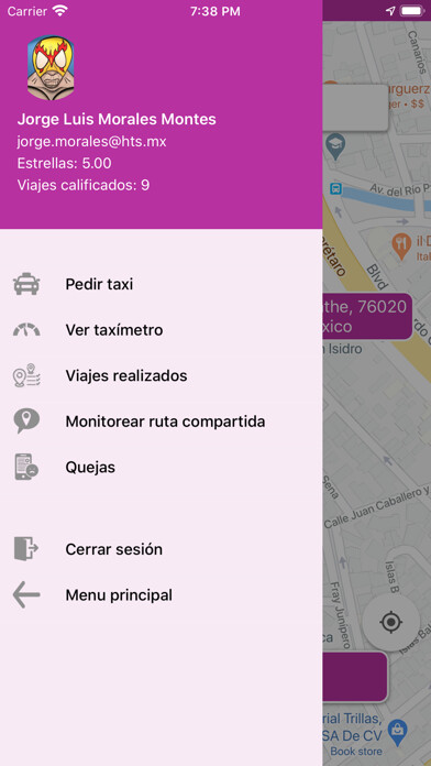 Emulate iPhone app QroTaxi Usuario using MyAndroid Emulate iPhone app QroTaxi Usuario using MyAndroid